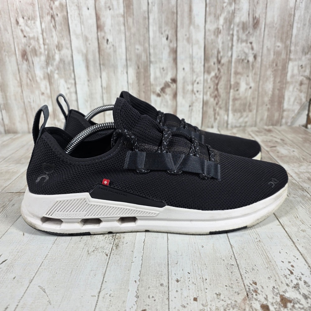 On‎ Running Cloudnova Mens Black Eclipse Running Shoes 26.98445 Size 11